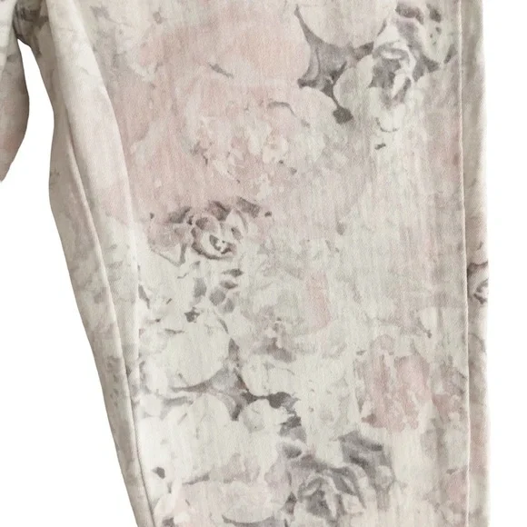 J Brand Jean Super Skinny Ghost Rose Floral Size 25 - Picture 7 of 11